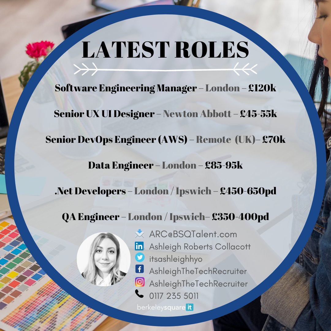 itsashleighhyo's tweet photo. Happy Monday #techtwitter! How was your weekend?

I'm headed to my first conference of the year tomorrow - #PrivSec. Are any of you attending? Would be great to meet IRL

Lots of senior roles this week across #SoftwareEngineering, #UXUI &amp; #DevOps

DM for info

#MondayMotivation https://t.co/zKTW9mULYK