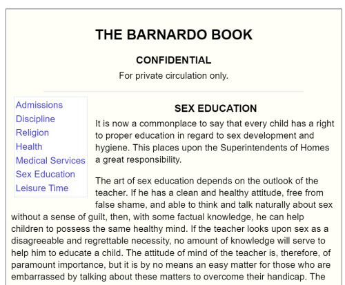 Childrens_Homes's tweet photo. In 1944, Barnardo's issues a confidential rule book for the staff of its homes. https://t.co/S8Qgsc7LU5 https://t.co/71tFKvpvUi