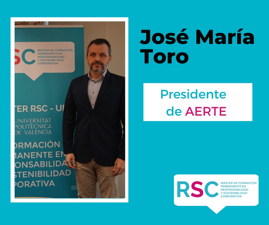🔊 <a href="/Jose_Maria_Toro/">José María Toro</a>  presidente de <a href="/AERTE_CV/">AERTE</a>  “Las empresas tienen que liderar la sostenibilidad, teniendo en cuenta las expectativas de sus grupos de interés". 
 👉Puedes leer la entrevista en nuestro blog: 
bit.ly/3IrXjSY
#sostenibilidad #rsc #aerte #masterrscupv