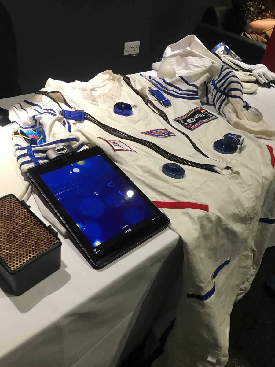 LUMIatQFT's tweet image. What an out of this world weekend🚀

A huge thanks to @W5Belfast for sharing some of their stellar space artefacts with us 🧑‍🚀

We were also wowed by a brilliant talk from Prof. Francis Keenan, introduced by the LUMI Programmers behind the event, Katherine and Fionntán