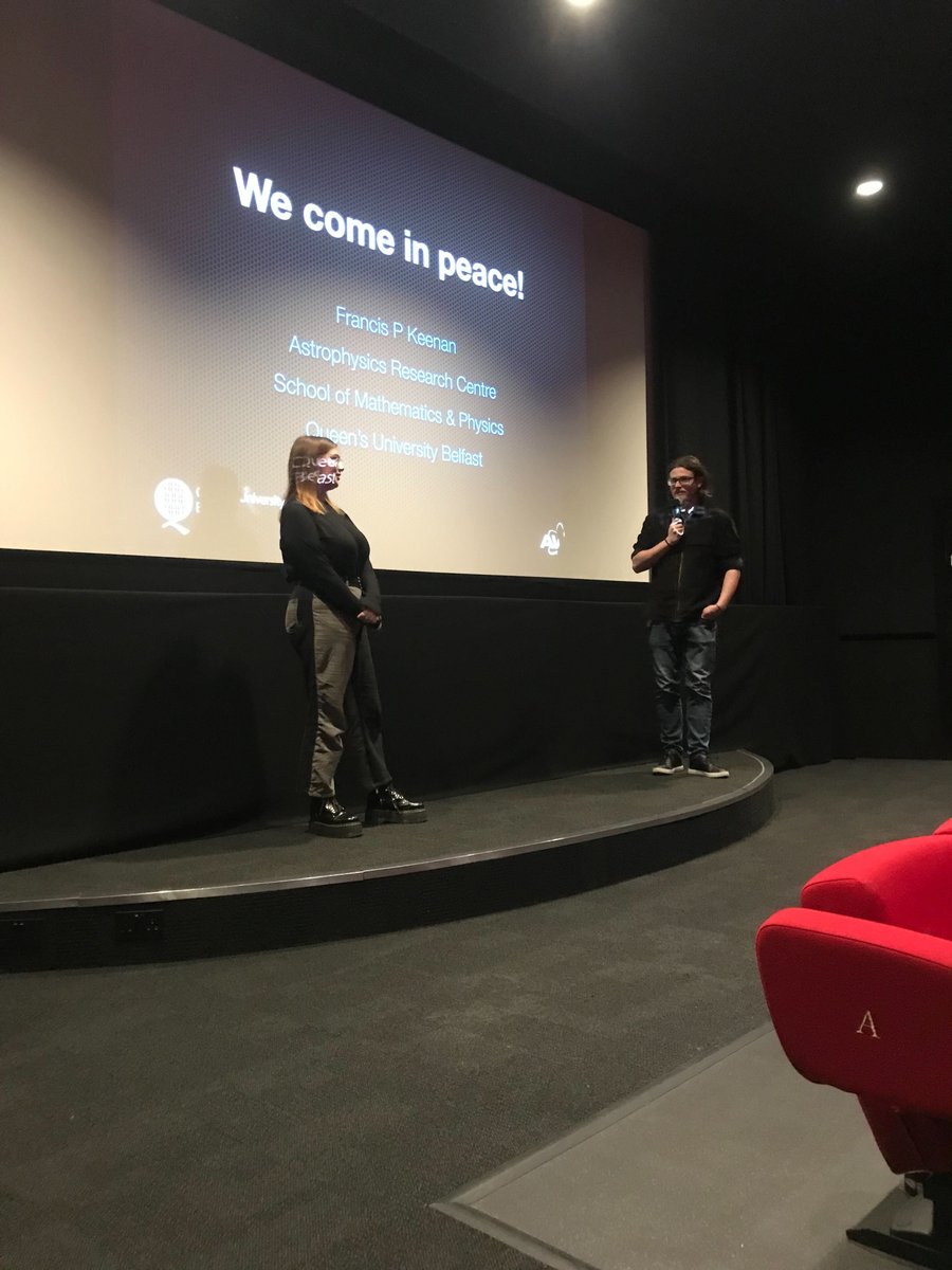 LUMIatQFT's tweet image. What an out of this world weekend🚀

A huge thanks to @W5Belfast for sharing some of their stellar space artefacts with us 🧑‍🚀

We were also wowed by a brilliant talk from Prof. Francis Keenan, introduced by the LUMI Programmers behind the event, Katherine and Fionntán