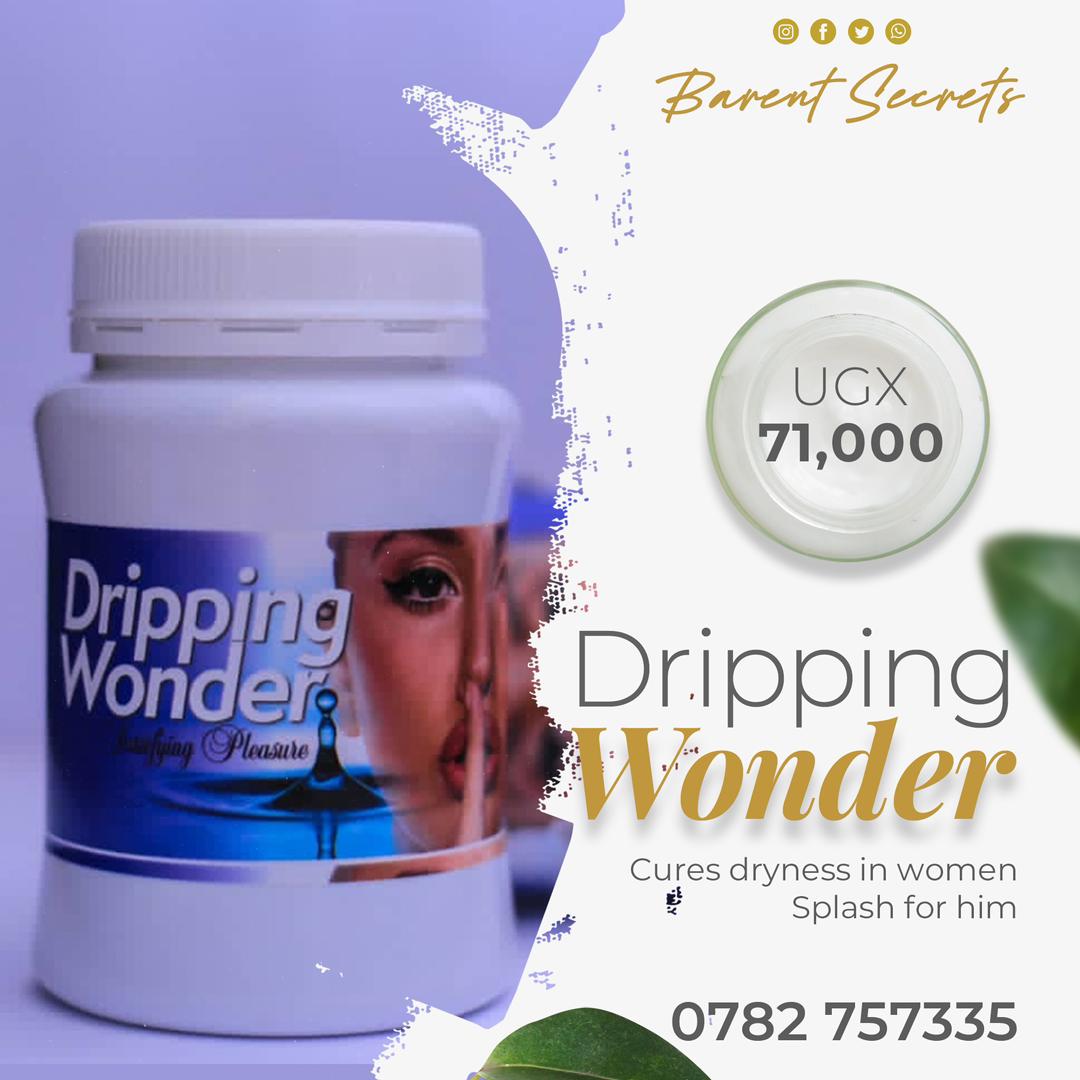 This 21st-century is for ebyana ebilana water 💦🤪make him sleep in wet sheets.😋
Purchase dripping wonder at only 71000/-  and make him think of u all time.
DM <a href="/barentsecrets/">Barent Secrets 🇺🇬 🇷🇼</a> or call ☎️0782757335.
#BarentSecrets