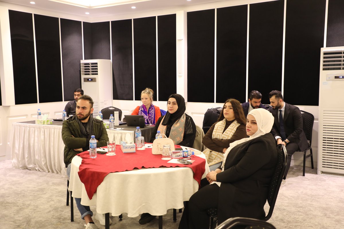 SEEDKurdistan's tweet photo. 18 reps from 14 NGOs joined our #GBV & #Protection Training this month.
Working to ⬆️ knowledge & skills on how to serve survivors of violence from #Mosul, #Sinjar, #Bashiqa, #Baaj, #Hamdania, #TalAfar, & #AlQayarra, they will complete 3-mths training & on-the-job coaching. https://t.co/4GqA62UXTe