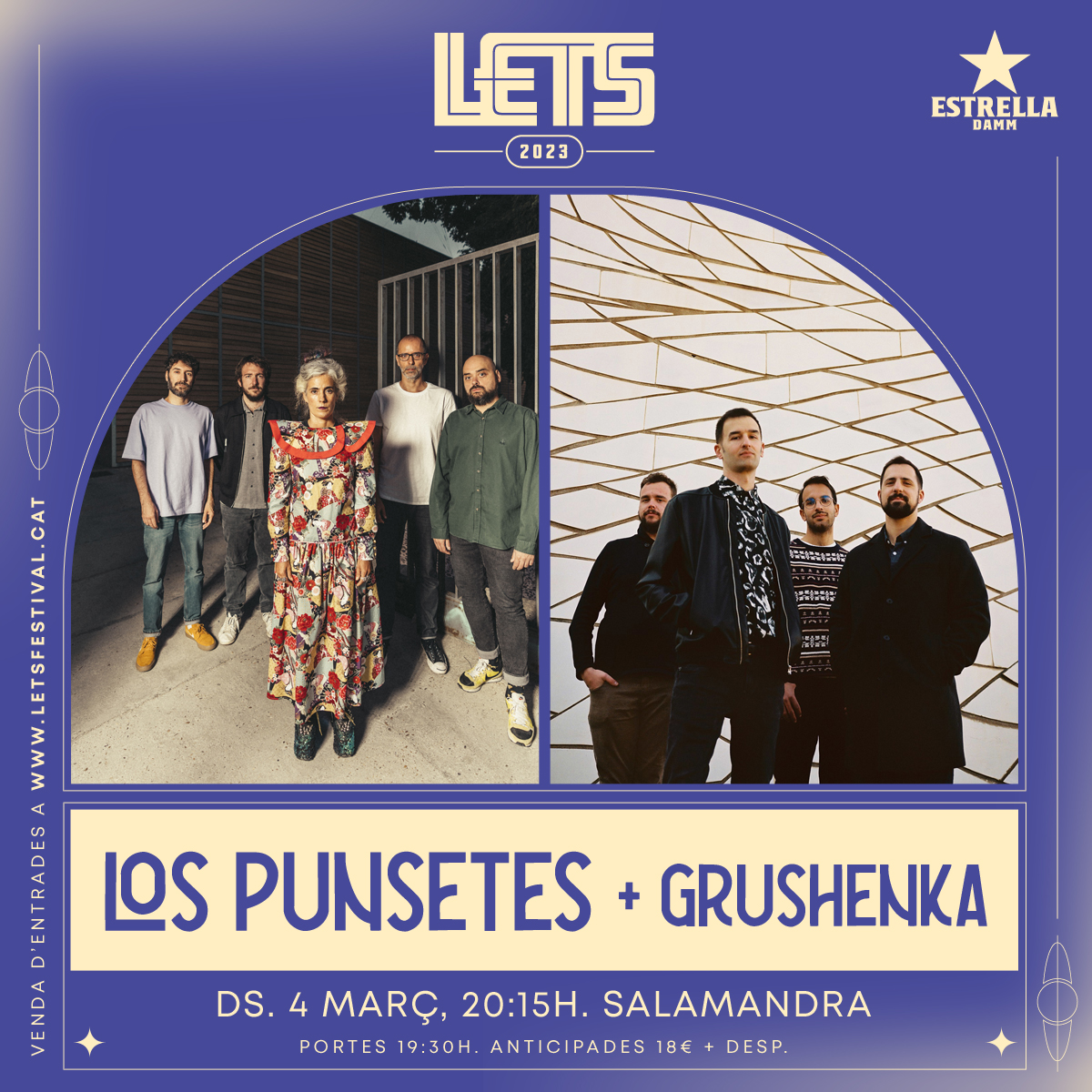 Preparados para el @LetsFestival 🎉

Nos vemos este sábado en la Sala Salamandra, con <a href="/grushenkaband/">Grushenka</a> presentando su nuevo disco 'Entre flores de azafrán'🌼

Entradas anticipadas ➡️🎟️letsfestival.cat/es/programacio…