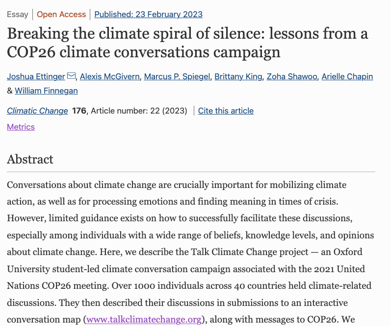 Talk Climate Change tweet media