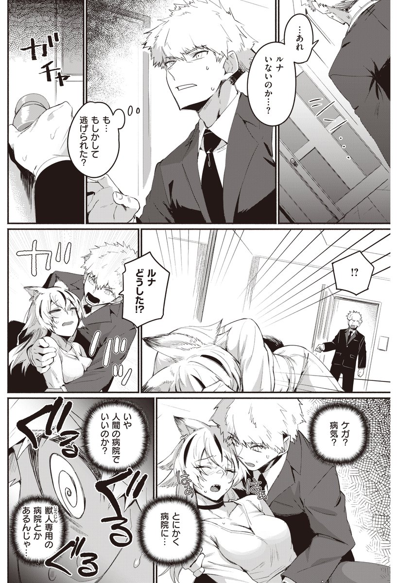 ケモミミギザ歯娘と同棲発情臭いつけセックス【2/2】 