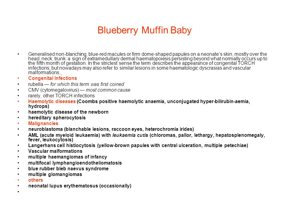 Blueberry Muffin Disease