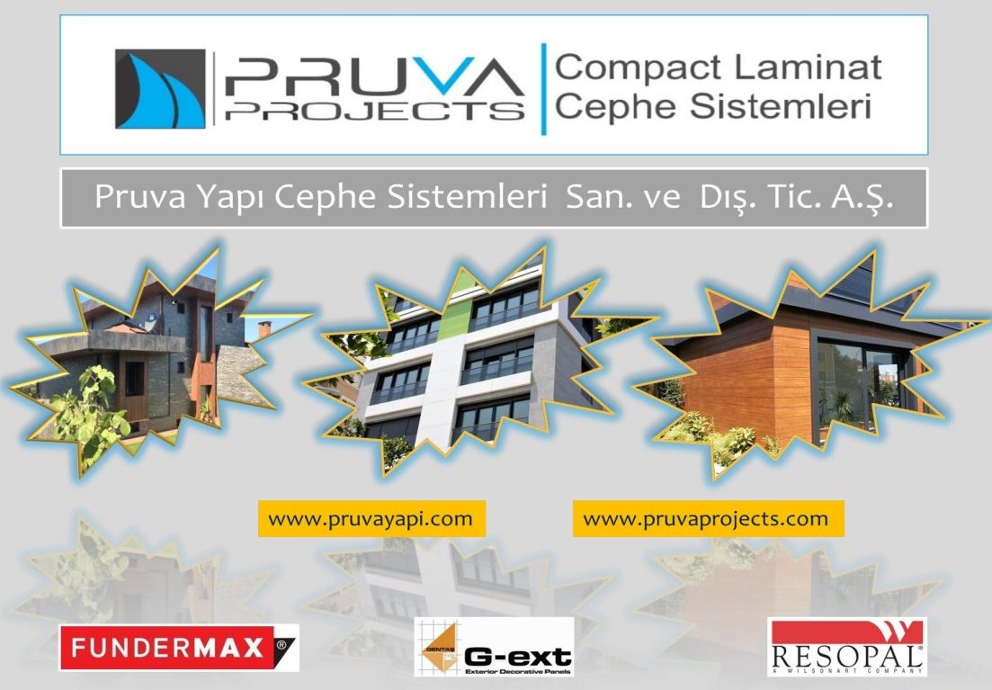 Pruva Yapı & Kompakt Laminat Cephe Sistemleri İhtisas Firması Katalogu
pruvayapi.com/img/pruvakatal…
#dışcephekaplama #kompaklaminat #fundermax #resopal #fundermaxexterior #gentas