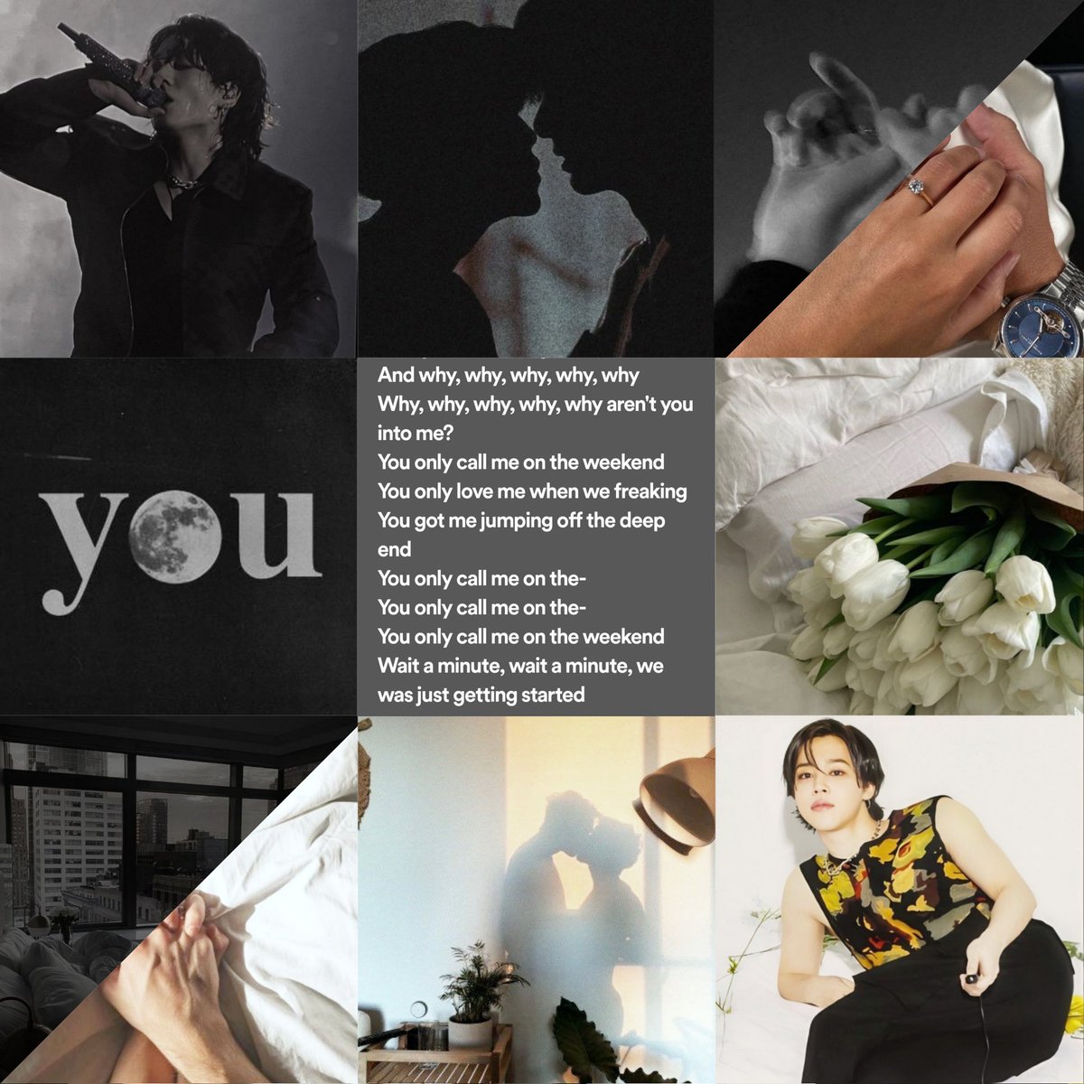 koomindollz's tweet photo. the weekend || short #jikookau

where model j/m and rapper j/k are fuck buddies hooking up every weekend. until one day j/m gets sick of it and decided to call it off and also because he's already getting married. j/k doesn't take it well and is determined to not let it happen https://t.co/ofTOm255Og
