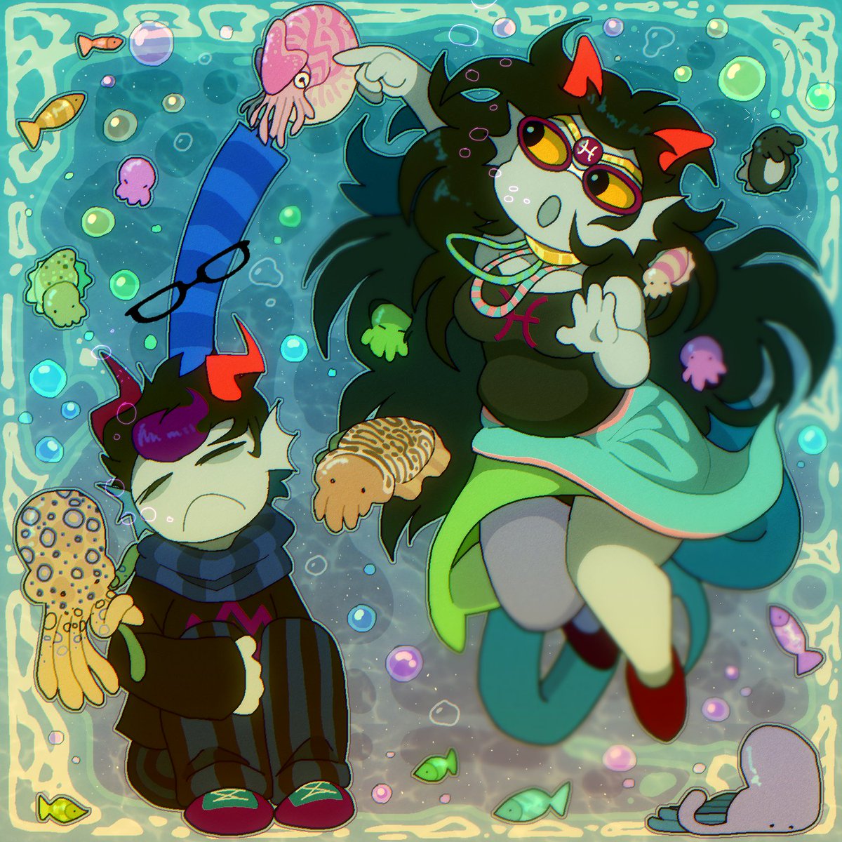 "i wwish she lovved me as much as she lovved the stupid fuckin nautilus"

another request..... god give me strength

#homestuckfanart #HOM3STUCK