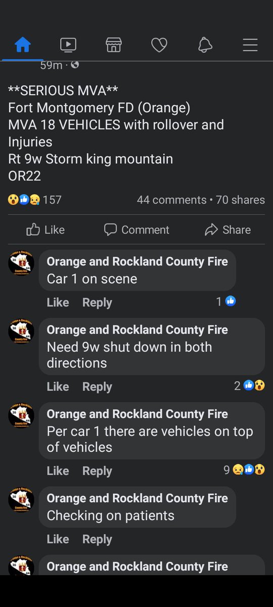 NYTrafficUpdates on Twitter "Route 9w in cornwall highlands with a