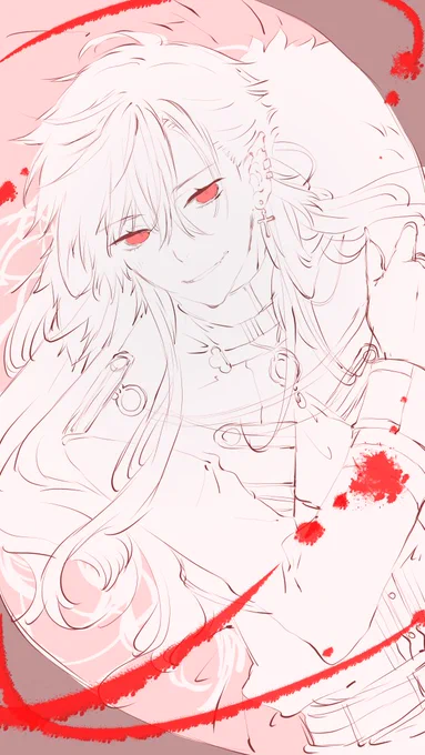 構図ラフ  #KuzuArt 