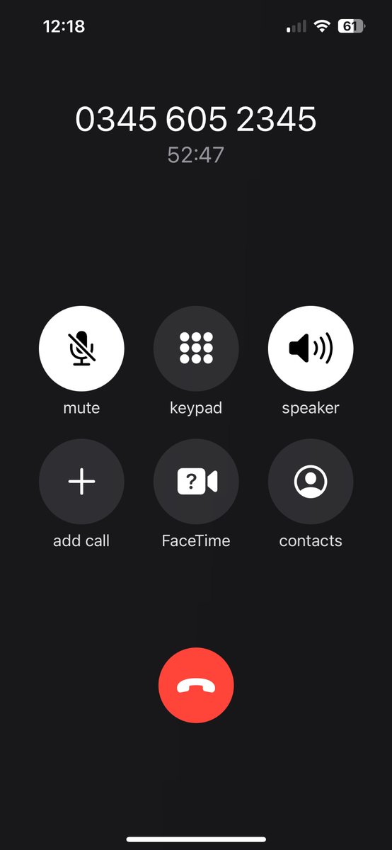 LindseyACole's tweet photo. Fuming with @Barclays. First call was over 40 mins long- david hung up on me,didn’t call back. The SECOND call that I am on (currently 52 mins and counting) … waiting to speak to someone on the mandate team. Customer service is an absolute disgrace. @Barclays is this acceptable? https://t.co/kwTmj5eJmL