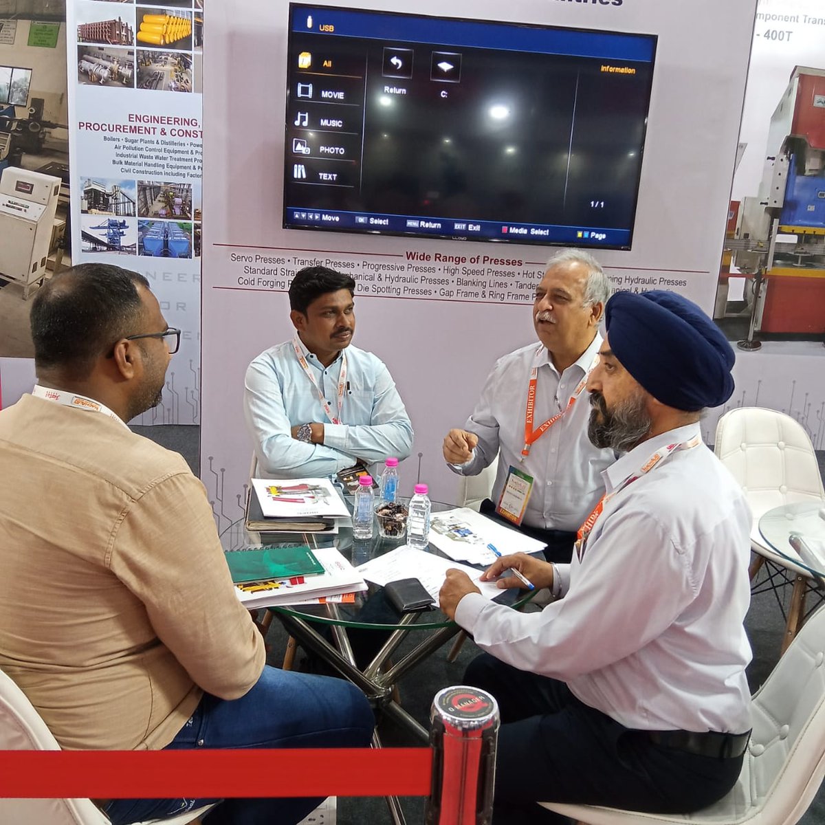 Isgec_engg's tweet photo. It's a wrap to a successfully executed event... MachAuto Expo 2023, Ludhiana.

Here are a few Glimpses of the Event! We would like to thank all our visitors for reaching out to us.

See you next time!
@Isgec_engg @IsgecPresses 
#MachAutoExpo #MachAuto2023 #IsgecPresses https://t.co/OQYm56D2RH