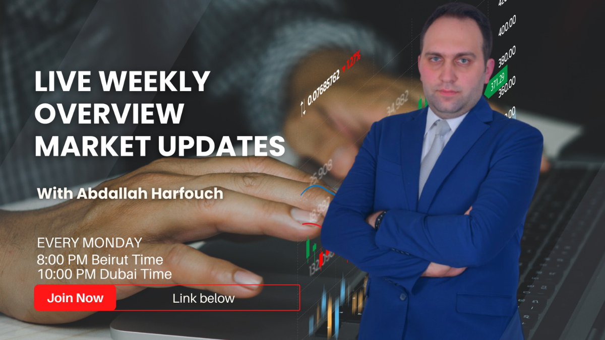 88Abdallah's tweet image. تعرّف على القاعدة الأساسية لإدارة المخاطر  خلال #التداول بالاضافة الى تحليل مباشر #للعملات الرئيسية، #الداو_جونز #الذهب و #النفط كل إثنين في تمام العاشرة بتوقيت الإمارات.
للمزيد من التفاصيل التواصل معنا على الخاص.