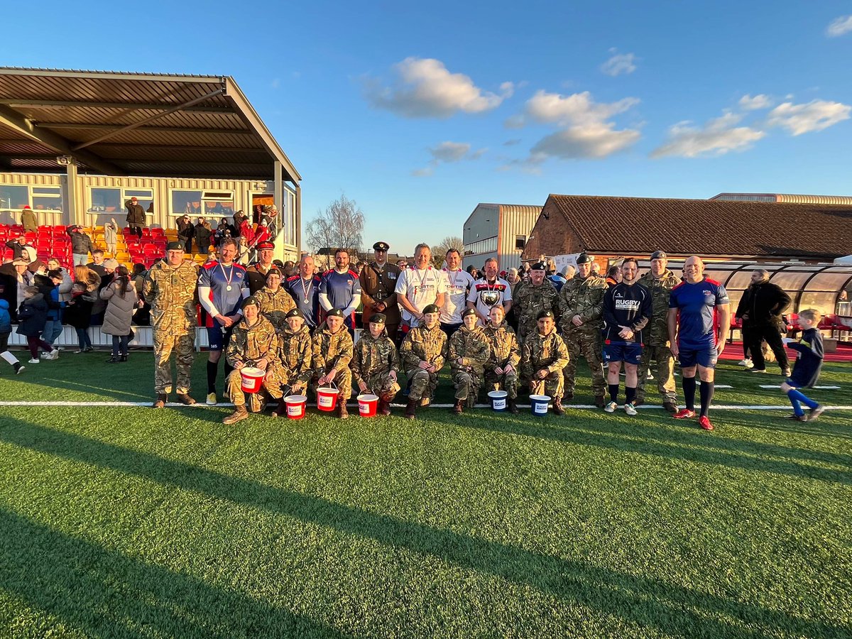 GlosACF's tweet photo. Yesterday, A Company Cadets and CFAVS assisted at the Battle of the Balls charity event organised by @Rugbyforheroes
The Cadets did an amazing job, collecting donations from the public and assisting the public and event organisers where needed. #battleoftheballs #acf 🏉 https://t.co/8qeAviTXU4