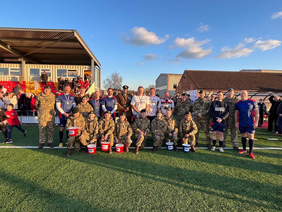 GlosACF's tweet photo. Yesterday, A Company Cadets and CFAVS assisted at the Battle of the Balls charity event organised by @Rugbyforheroes
The Cadets did an amazing job, collecting donations from the public and assisting the public and event organisers where needed. #battleoftheballs #acf 🏉 https://t.co/8qeAviTXU4