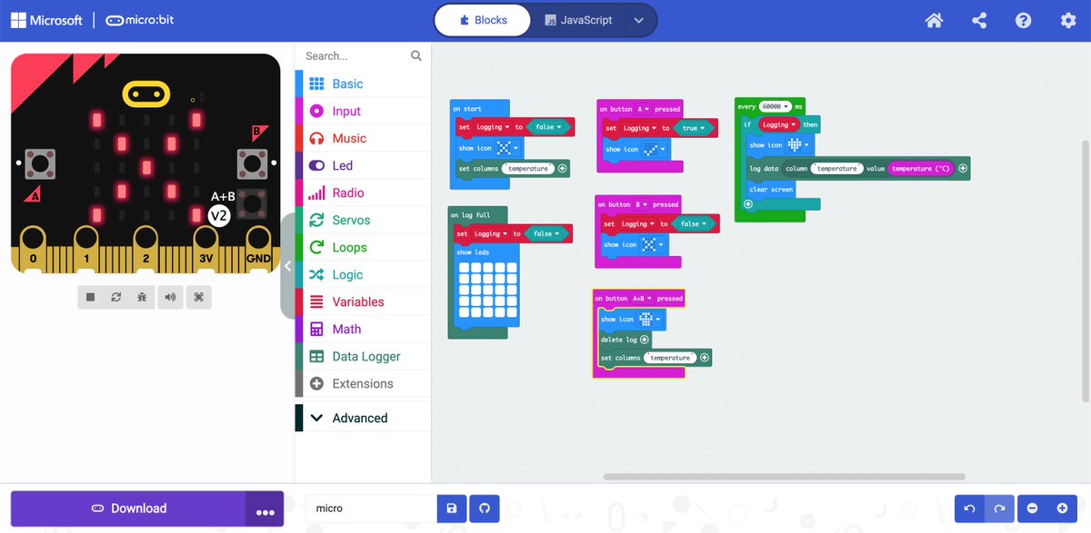 MissMacICT's tweet image. 😍 Loving the use of @microbit_edu #Microbits for #Datalogging So much support out there for teachers on microbit.org/get-started/us… Works well with the @WeAreComputing #Year4 #Computing lessons. 🙌🏻 #CrossCurricular #Computing #Science #MicrobitChampions