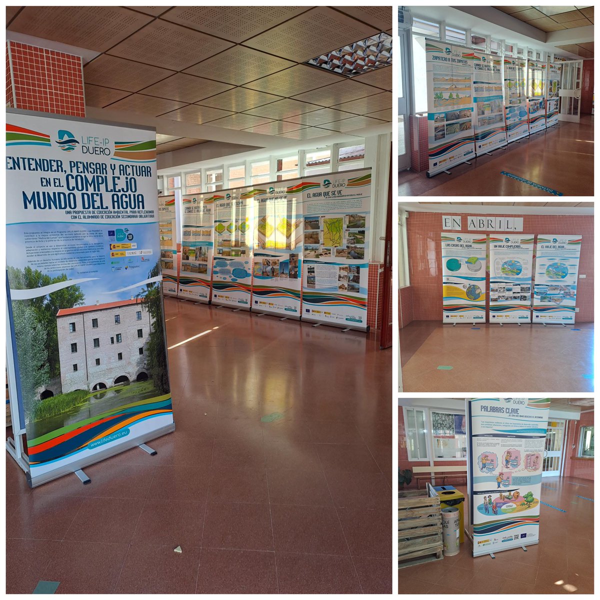 Nos visita <a href="/LifeIPDuero/">LIFE IP DUERO</a> .Mediante la exposición que tenemos instalada en el hall quieren concienciar a todos del buen uso y consumo responsable del agua. ¡No os lo perdáis!
<a href="/TordesillasAyto/">Comunicación Ayuntamiento de Tordesillas</a> <a href="/TordealDia/">Tordesillas al Día</a> <a href="/TurismoAlaejos/">Turismo Alaejos</a> <a href="/info_serrada/">Serrada</a> <a href="/aytorueda/">Ayuntamiento Rueda</a> <a href="/ofiturcastro/">Oficina Turismo Castronuño</a>