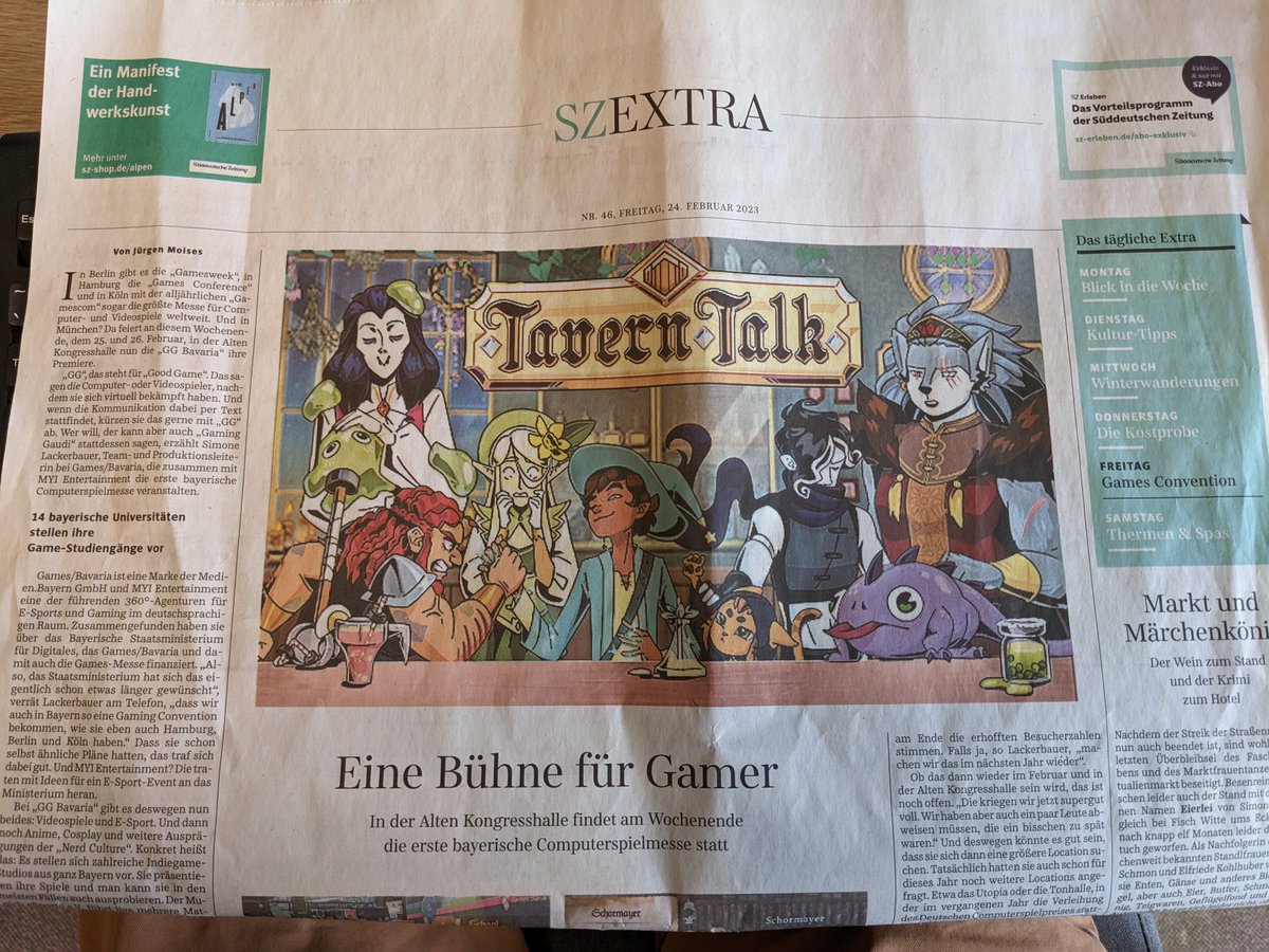 PPlaytest's tweet photo. Thanks everyone for coming on Saturday! We had the largest event so far with over 120 participants and even made it into the local press 👀 Thanks to @GamesBavaria for sponsoring such an amazing event! https://t.co/GTbbPhF9Sg