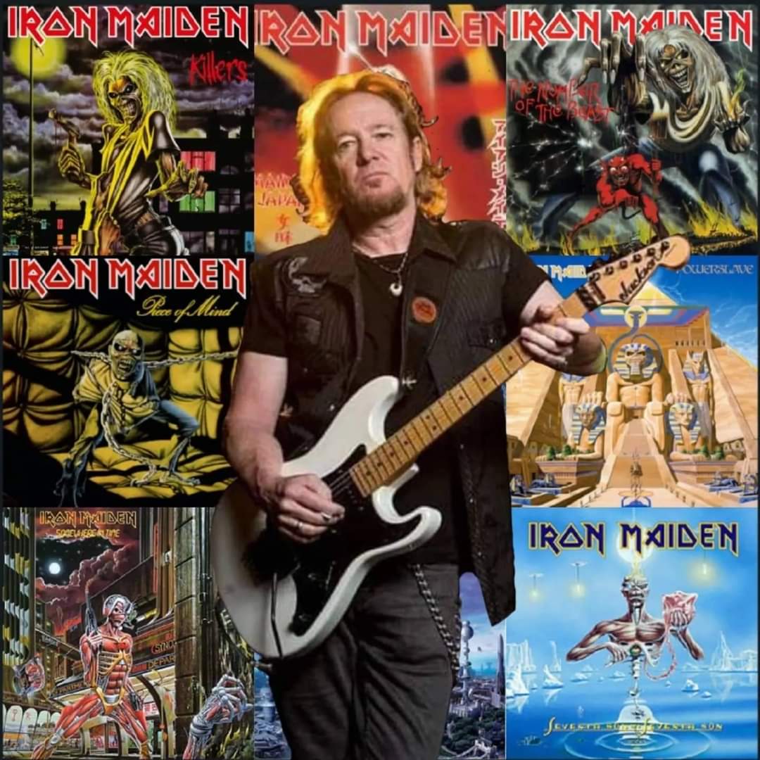 Happy birthday Adrian Smith!
UP THE IRONS!  