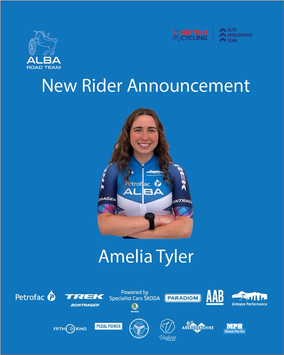 AlbaRoadTeam's tweet photo. Amelia first came to our attention during the @rasnamban last year,where she secured the best Irish rider jersey in what was her first competitive season.We look forward to being part of her ongoing development and are certain she will be a real asset to the team. Welcome Amelia. https://t.co/JmD4XvJ38c