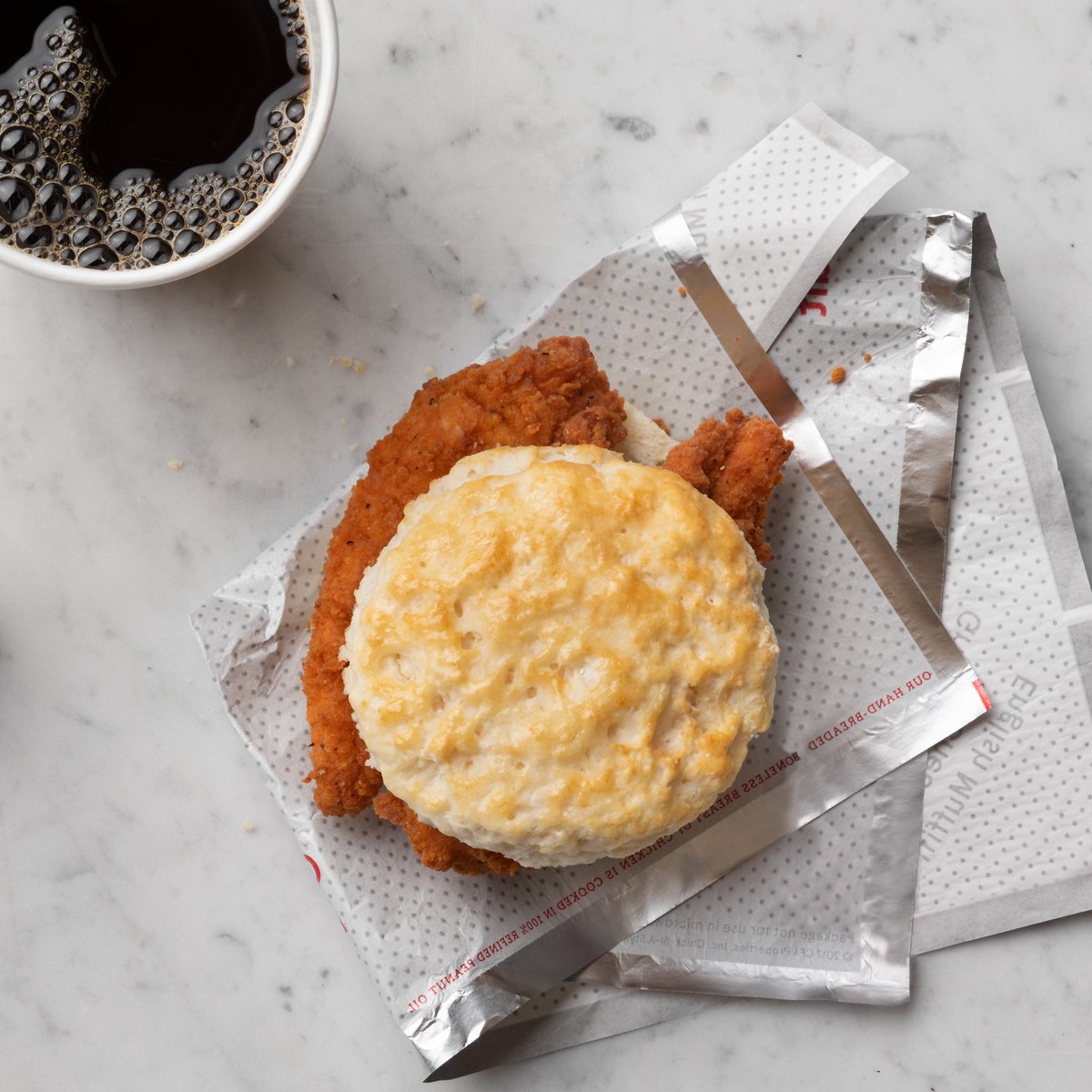 Spice up your Monday morning routine with our Spicy Chicken Biscuit. 
#cfa