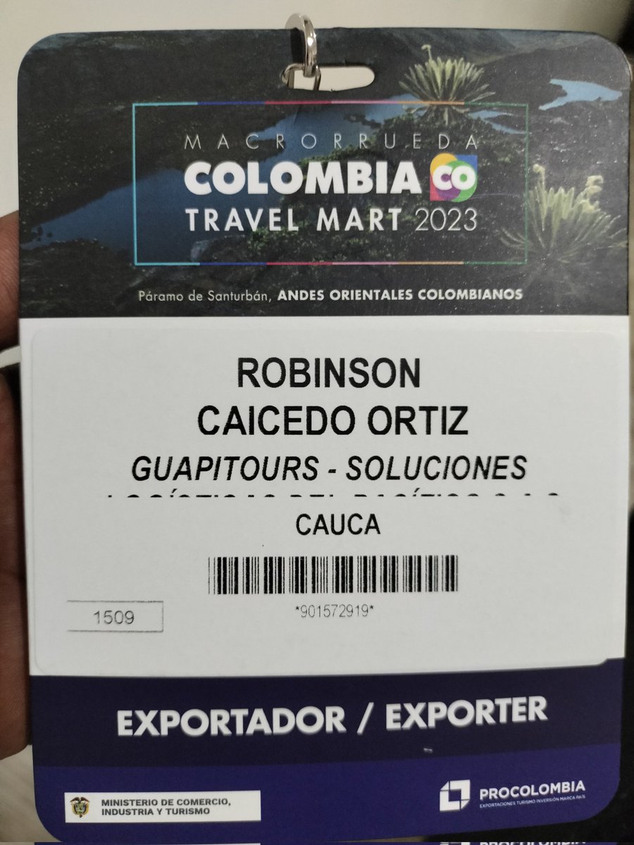 guapitours's tweet photo. #travelMart 2023 @AnatoNacional
@guapitours
#guapiEs
#TurismoResponsable https://t.co/B0QCYPPQHv