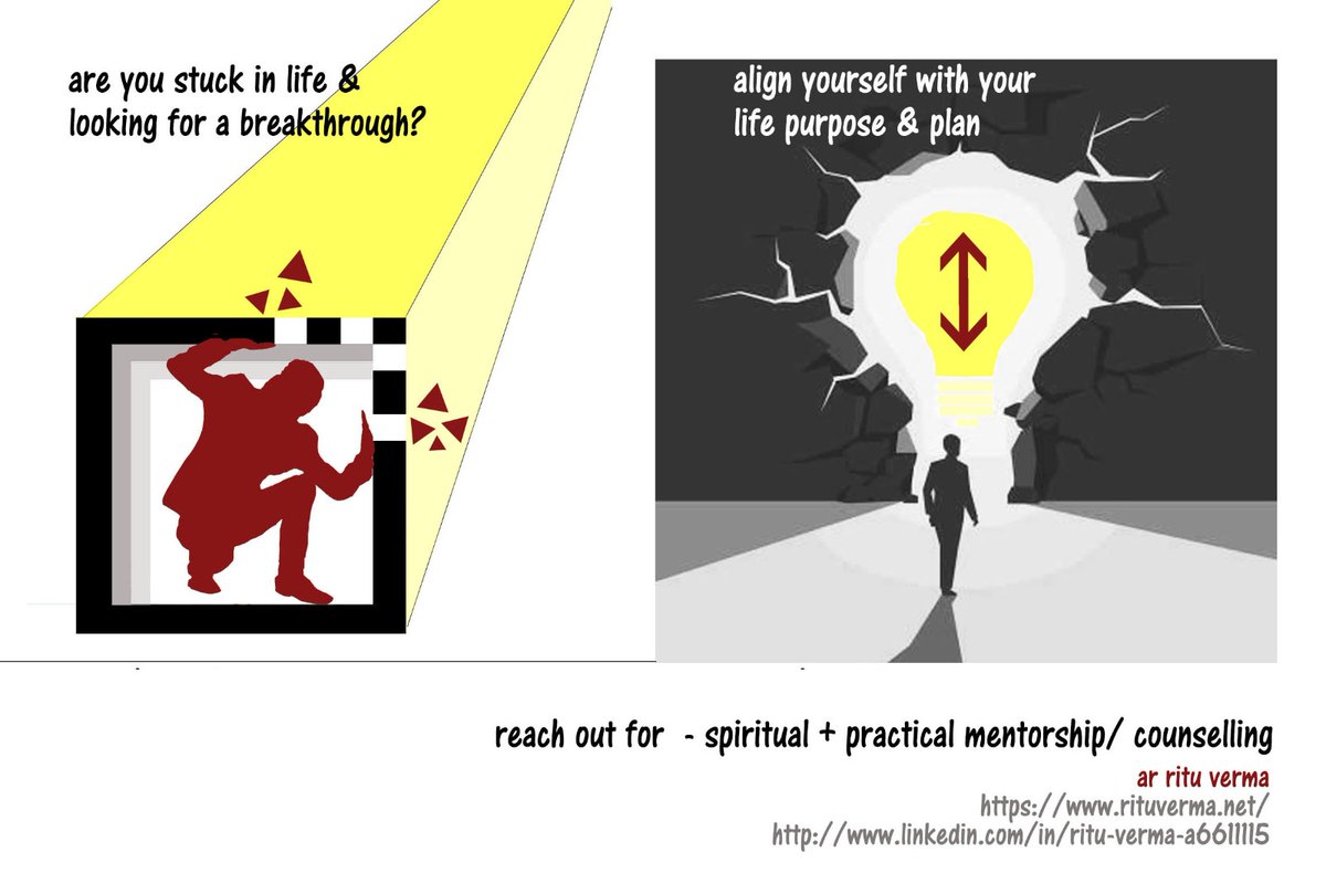 Are you stuck in life & looking for a breakthrough? Align yourself with your life purpose & plan...
#alignment #lifepurpose #lifeplan #stuckinlife #breakthrough #mentoringmatters #counseling #lifecoaching #zen #healing
Reach out: rituverma.net/counselling--m…