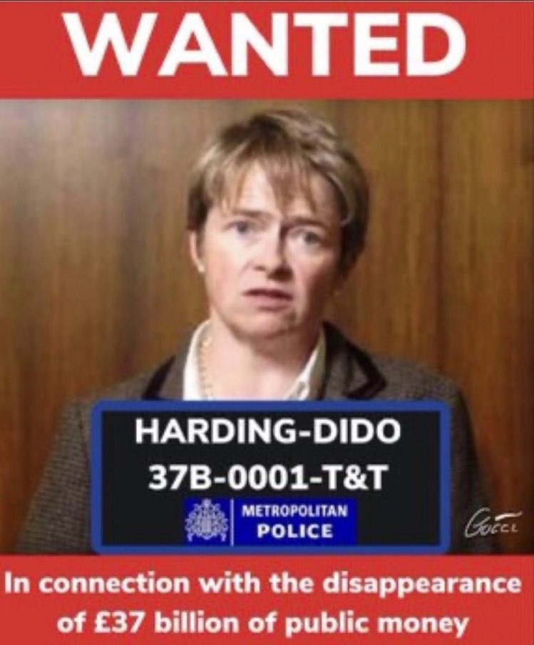 Britain_People's tweet image. WHERE IS OUR MONEY, DIDO HARDING?

Matt Hancock’s pal Dido cost taxpayers £37 BILLION for a Test and Trace system that didn’t work properly. 

🔴Anyone know what happened to £37 BILLION given to &quot;Test and Trace&quot;?

#TestandTrace