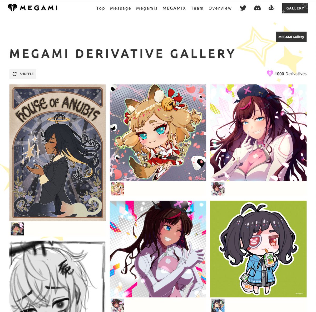 🍾Achievement of 1,000 registrations for derivative creations!🎉
We are thrilled to announce that our MEGAMI community has reached a significant milestone - 1,000 official registrations in our derivative creation gallery!
app.megami.io/derivatives/