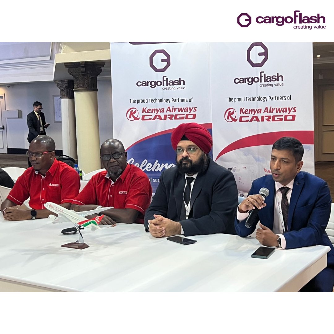 @KenyaAirways  Completes a Year of Association with @CargoFlash