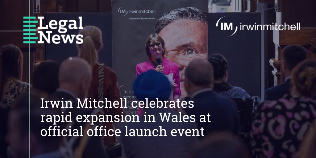 NEWS @irwinmitchell celebrates rapid expansion in Wales at official office launch event The national #lawfirm welcomed guests from the legal, business & charity communities at its recent event to celebrate the launch of its first office in #Wales MORE: legalnewswales.com/news/irwin-mit…