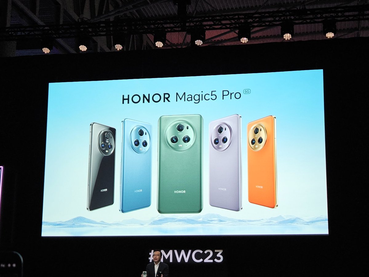 Hach, Coral Purple ist ja schon echt nice! #MWC23 #HONORMagic5Pro