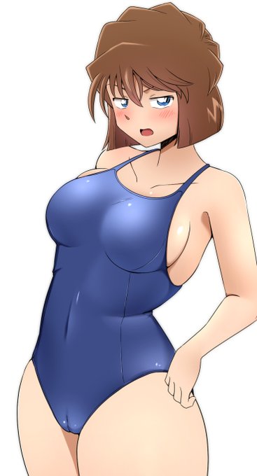 本当は小学生に混ざってこんなお姉さんがスク水着てると思うと…😍 