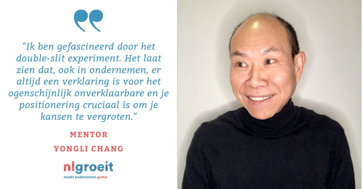 "Het is mooi om waarde te ontdekken, maar nog mooier om waarde te creëren. Hierin staat #zelfbewustzijn centraal." De #succesformule van mentor <a href="/YongliChang/">Yongli Chang</a>. ➡️ ow.ly/2SjN50N3rci 
#mentor #innovatie #ondernemerschap