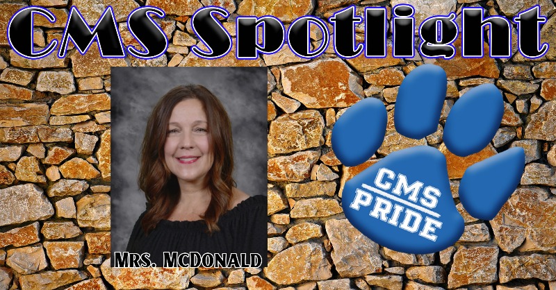 cms_cougar's tweet photo. Mrs. McDonald is one of our School Guidance Counselors. She received her Bachelors Degree from Huntington College and Masters Degree from Indiana Wesleyan University. This is her 27th year teaching! Learn more at https://t.co/AeNM4bRz2u

#CMSCougarPride #CMSSpotlight https://t.co/8A2TpmnB6o