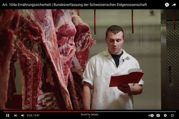 RobertFinger1's tweet photo. Bundesverfassung der Schweizerischen Eidgenossenschaft in Bild und Ton: inkl. Art. 104 Landwirtschaft & Art. 104a Ernährungssicherheit
Projekt von #Constitutio: https://t.co/jCA4sPCjDz 👏 via @Mark_Balsiger
https://t.co/erY17amDRt
https://t.co/Ze18nkZIoe https://t.co/vXUBby0tft