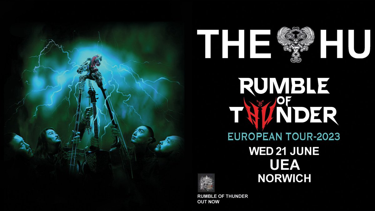 NEW🤩 We are thrilled to welcome <a href="/TheHuOfficial/">The Hu</a> to the LCR on June 21st!

Blending "the screaming guitars of heavy metal and traditional Mongolian guttural singing,”, the HU have created a unique sonic profile they call “Hunnu Rock”.

On sale 10am Friday👉 bit.ly/3ktI2t9