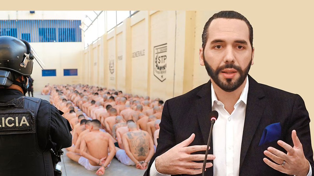 Lindauer1991's tweet image. ¿Estás de acuerdo con los métodos disciplinarios y la mano dura de Nayib Bukele contra los pandilleros del El Salvador?

🔁 SÍ 
❤️ NO

Argumenta tu respuesta.