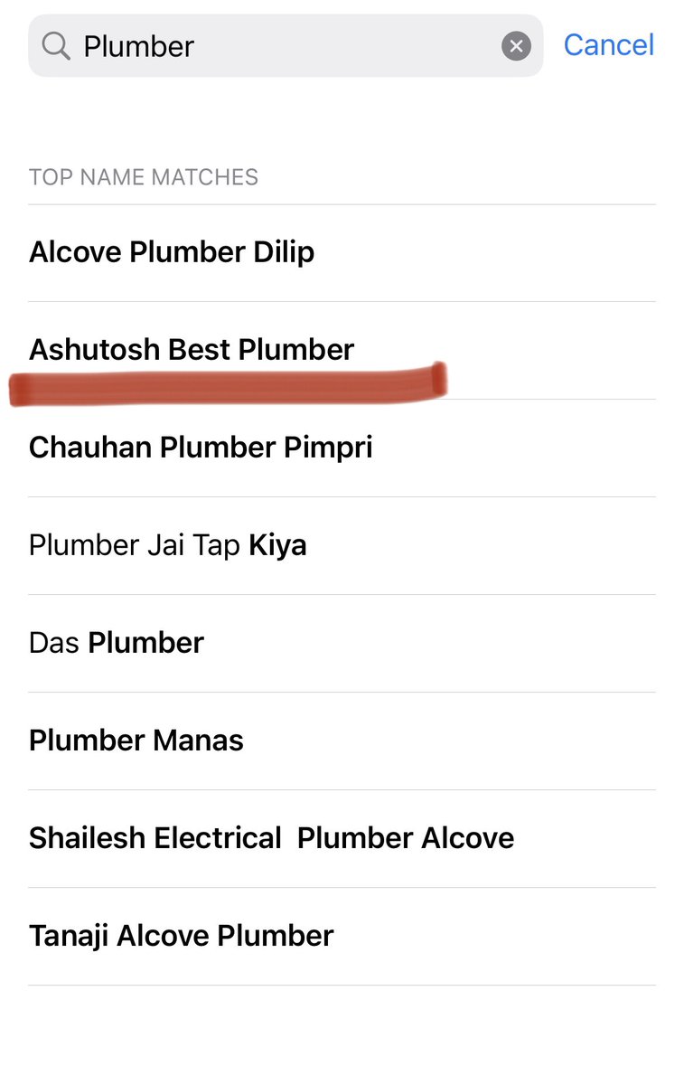 When your phone contact list is full of plumber leads and then you find the BEST one, this is how you save it!

#meme #Realmom #lifehacks #housekeeping