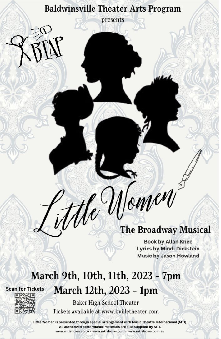 Less than two weeks from the opening of Little Women The Musical! Get your tickets now at bvilletheater.com <a href="/BCSDBEES/">Baldwinsville CSD</a> <a href="/BvilleFineArts/">Baldwinsville CSD Fine Arts</a>