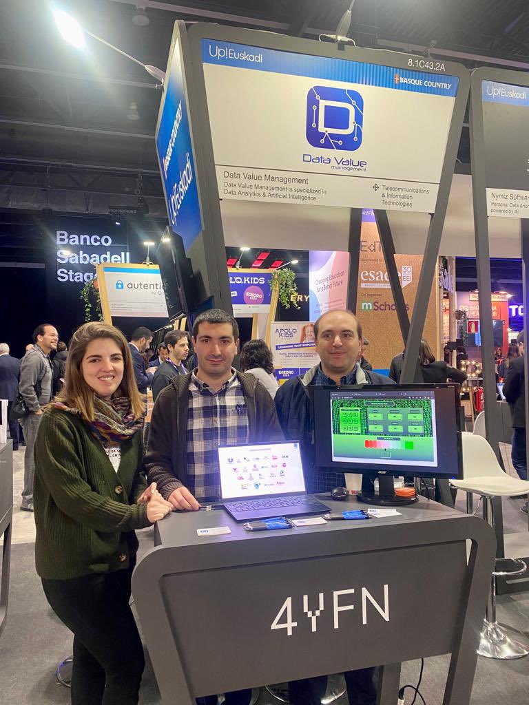 BICAraba's tweet photo. Gure #startupak @4YFN_MWC-en daude.  8.1C43 halletik pasa zaitez haiekin hitz egiteko 🙌🏻

Nuestras #startups ya están en @4YFN_MWC 👏🏻 pásate por el hall  8.1C43 para charlar con ellas https://t.co/wXLklPP3nh