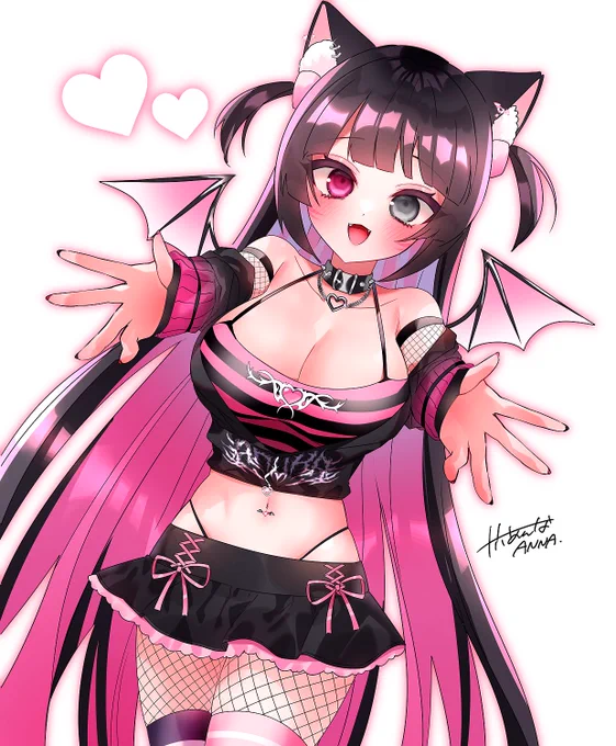 ✧commission✧ヤンデレ猫ガールのakuraちゃんリクエストありがとうございました! #akuradere 