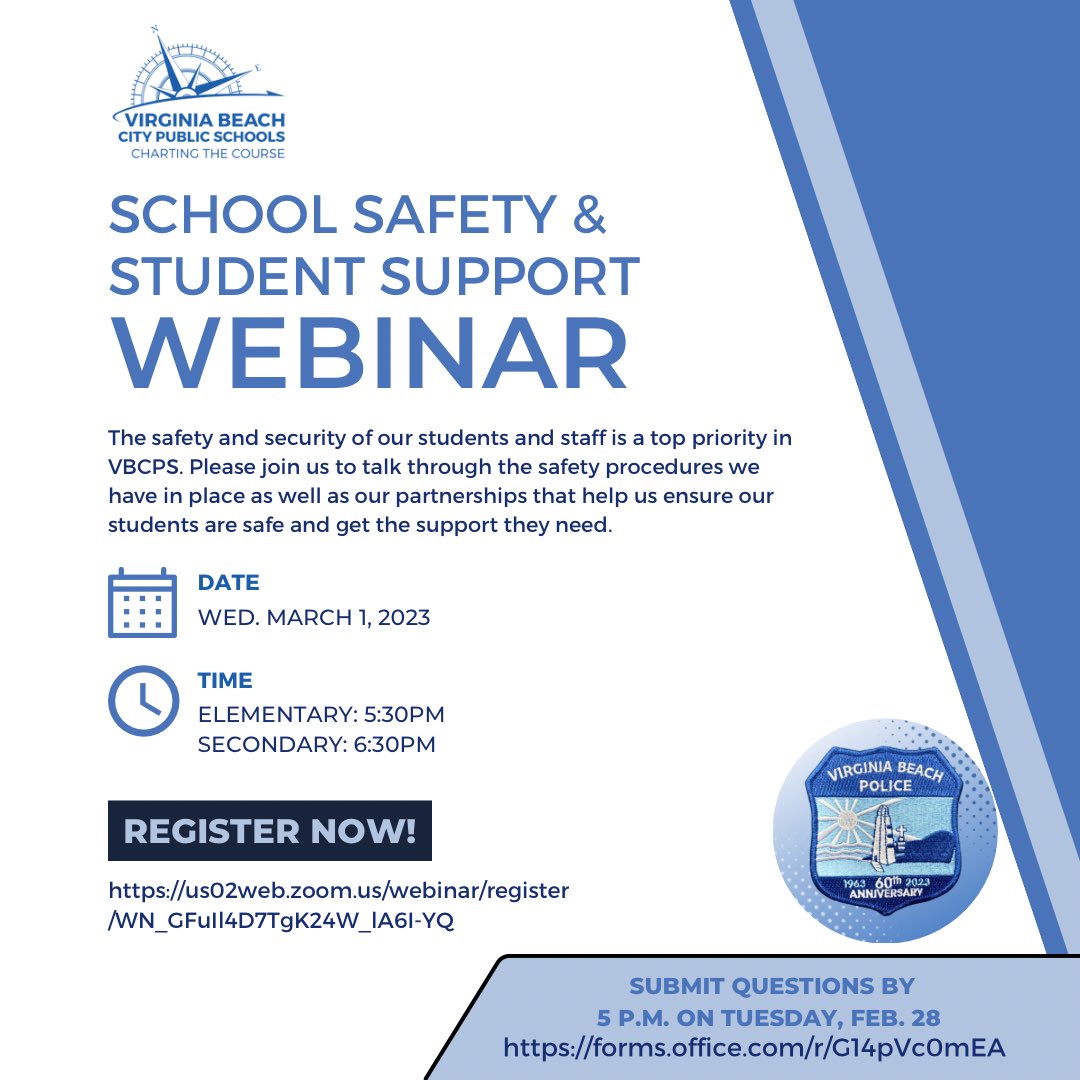 VBSchools on Twitter "(1/4) The safety and security of our students