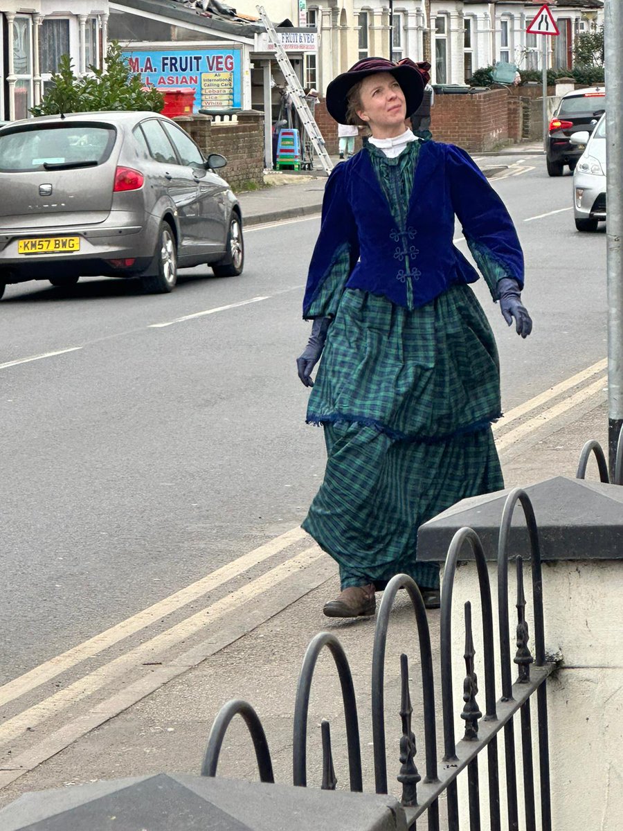 DepConUK's tweet photo. Chronodisplacement activity continued across Gravesend through the weekend. Members of the public submitted multiple photos and reports of "Lucy", who was dressed in late-Victorian era clothes and looking for her friend Anna. https://t.co/9Ph1KhPRW7