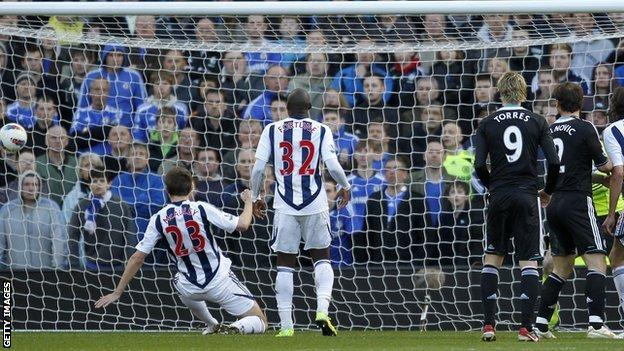 11 years ago today, Gareth McAuley scored the only goal as we beat Chelsea! This resulted in André Villas-Boas being sacked 🙌 #WBA