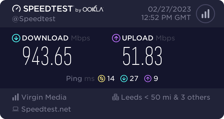 Harry84676's tweet photo. @FrankFWJH @JoeHWren Agreed, never had an issue with Virgin Media. https://t.co/fBeqoTln2M