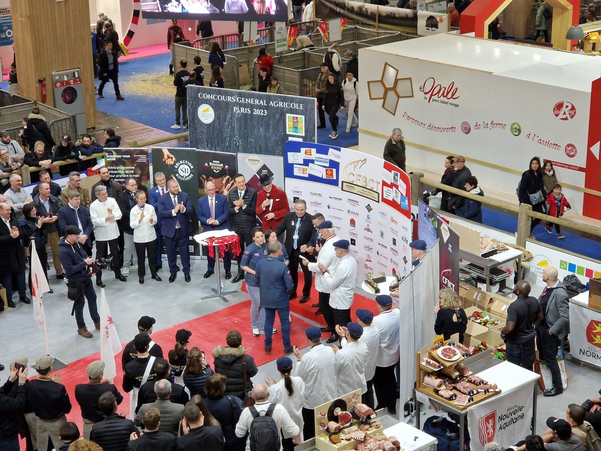 Interbev_Norm's tweet photo. Et le gagnant du prix "agneau" est l'équipe de #Normandie !
Bravo à eux.elles !!!
#ceuxquifontlaviande #cfbct #ovin https://t.co/55gFNxG0LR