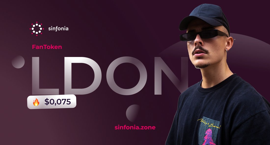 iamldon's tweet image. 👀 $LDON FanToken on the rise! Value went up 8x times this week!🤩 

Don't miss out 👉🏻app.sinfonia.zone  #thegameischanging #empoweredartist #web3music